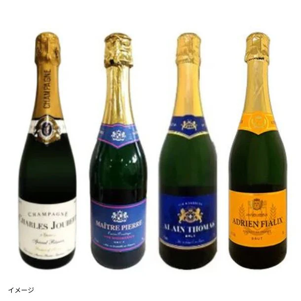 「シャンパーニュ入り！スパークリングワインセット」750ml