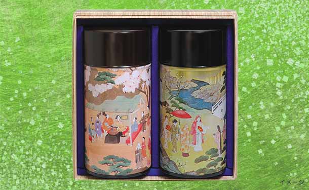 国産「深むし煎茶 安土・桃山化粧缶入り」180g
