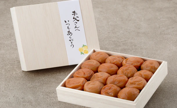 「特選紀州南高梅 塩分3%みつふる梅干し(木箱入り) 」 - Image 6