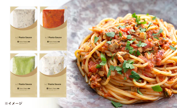 「レストランパスタソース ランダムソース4種セット」計8食