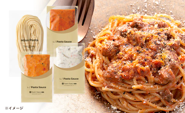 「レストランパスタ 人気ソース詰め合わせセット（パスタ付き）」計6食