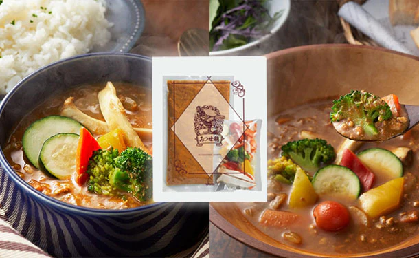 「みつせ鶏スープカレーキット（彩り国産野菜付き） 」510g
