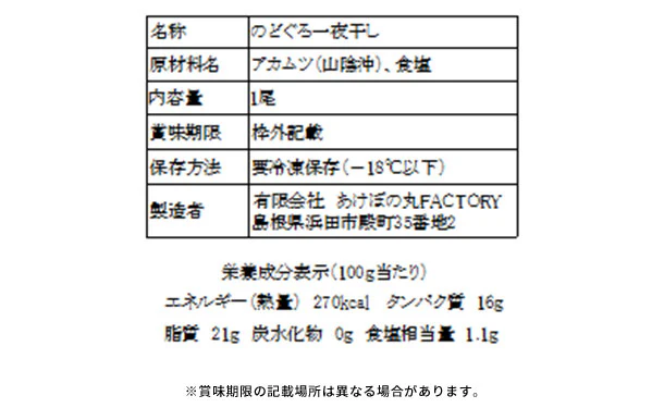 「いわみ のどぐろ(大)2枚セット」 - Image 4