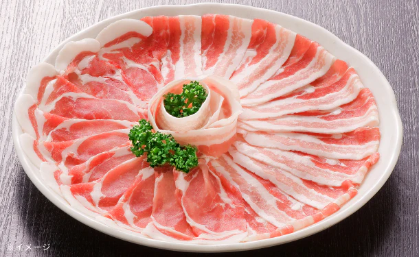 鹿児島産「黒豚しゃぶしゃぶ(肩ロース・豚バラ)&ポン酢セット」 - Image 2