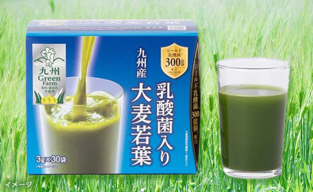 「乳酸菌入り 九州産大麦若葉」30包