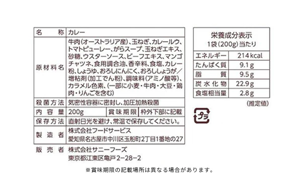 「ビーフシチューと2種のカレーセット」（SD-175） - Image 4