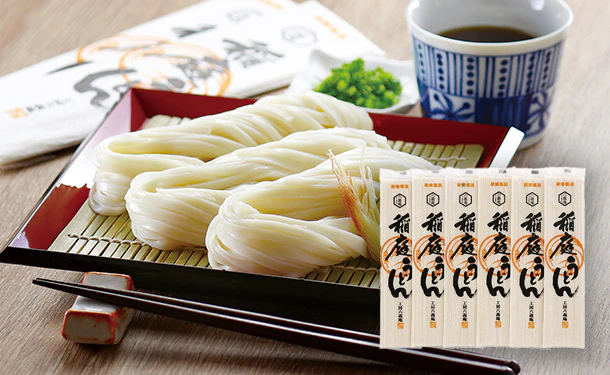 「秋田稲庭うどん 乾麺」80g×6袋(47A-203)