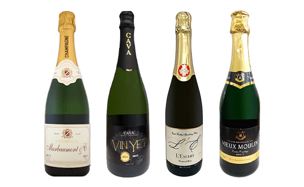 「シャンパーニュ・カバ・プロセッコ入り!欧州豪華スパークリングワインセット」750ml - Image 2