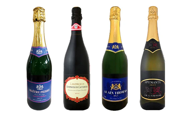 「シャンパーニュ・カバ・プロセッコ入り!欧州豪華スパークリングワインセット」750ml - Image 3