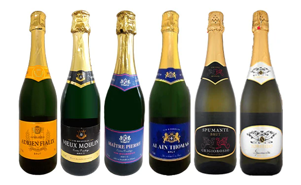 「厳選!フランス・イタリア産スパークリングワインセット」750ml