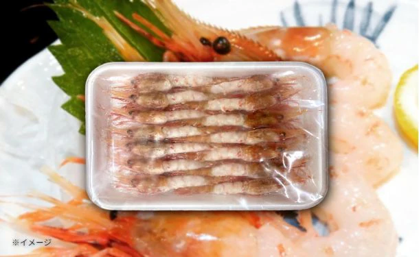 北海道産「ボタン海老 有頭中むき(生食用)」14尾