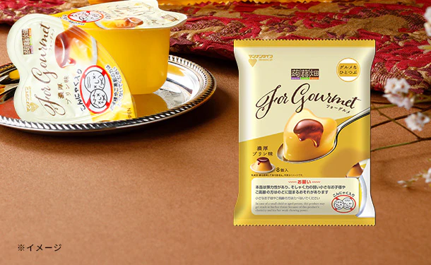 マンナンライフ「蒟蒻畑For Gourmet 濃厚プリン味」200g
