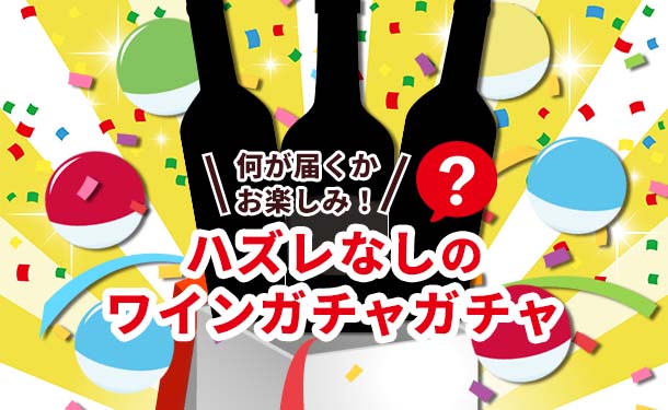 「ハズレなし！ガチャガチャワイン」計12本