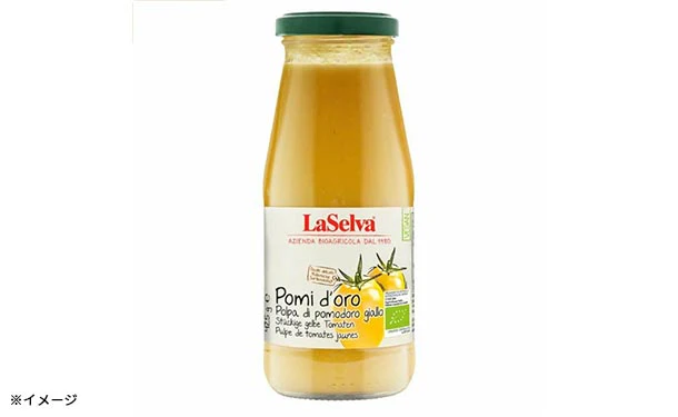 ラセルバ「オーガニック ざく切りイエロートマト」425g