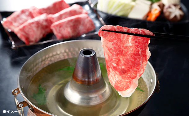 銀座吉澤「黒毛和牛雌牛ウデしゃぶ ポン酢付き」500g - Image 4