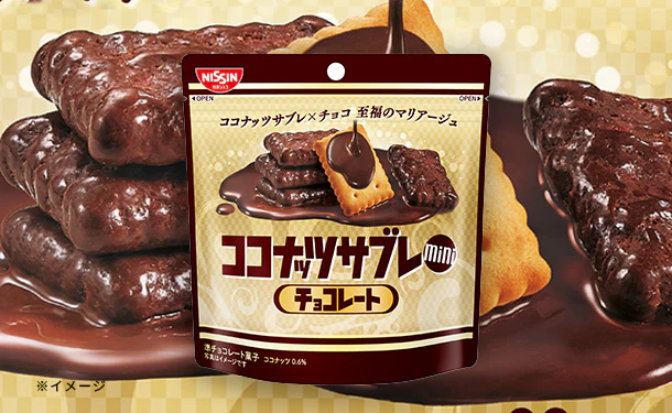 日清シスコ「ココナッツサブレミニチョコレート」34g
