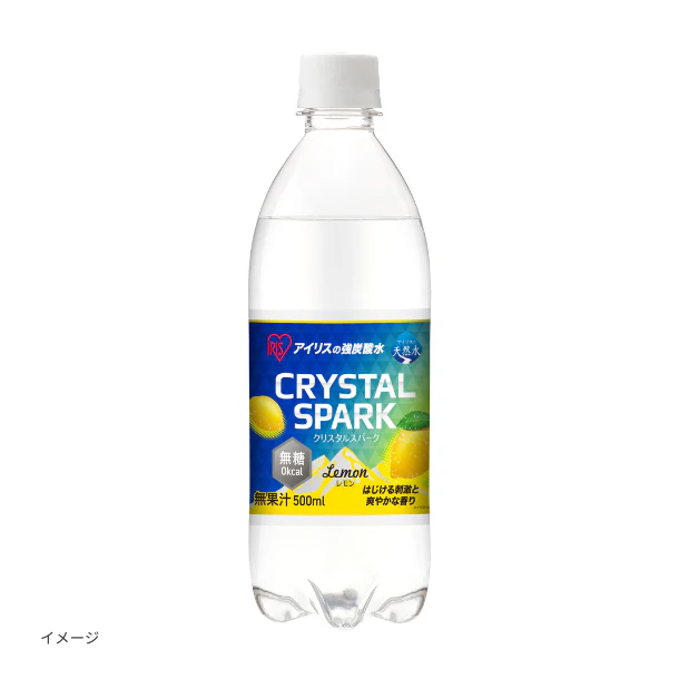 アイリスフーズ「CRYSTAL SPARK レモン」500ml