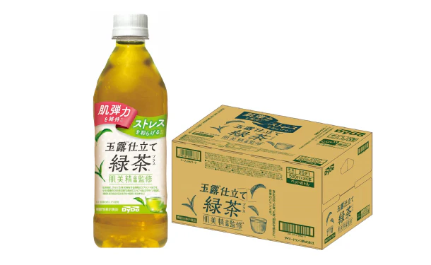 DyDo「肌美精企画監修玉露仕立て緑茶プラス」500ml - Image 2