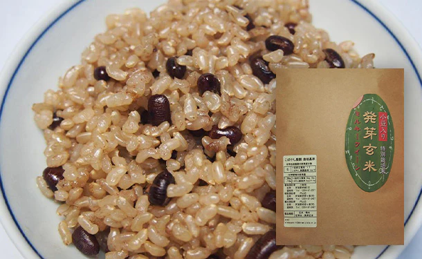 新潟県産「発芽玄米ミルキークイーン（小豆入り）」940g