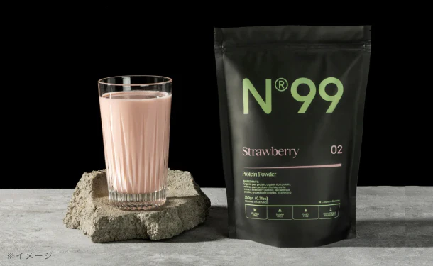 「N99 プロテインパウダー(ストロベリー)」350g