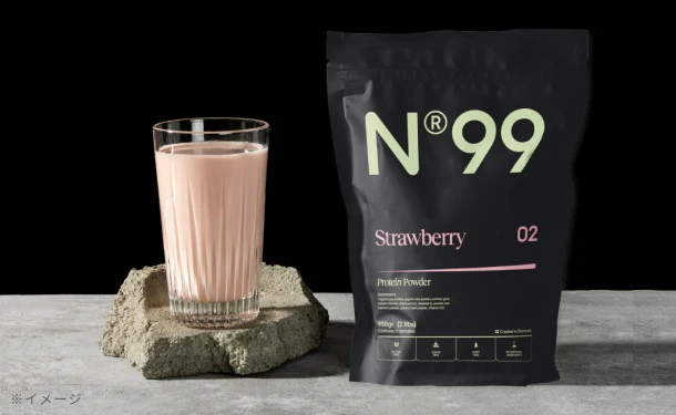 「N99 プロテインパウダー(ストロベリー)」950g