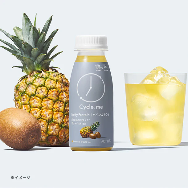 Cycle.me「フルーティプロテイン パイナップル＆ゴールドキウイ」235g