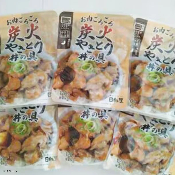 日向屋「お肉ごろごろ！炭火やきとり丼の具」120g