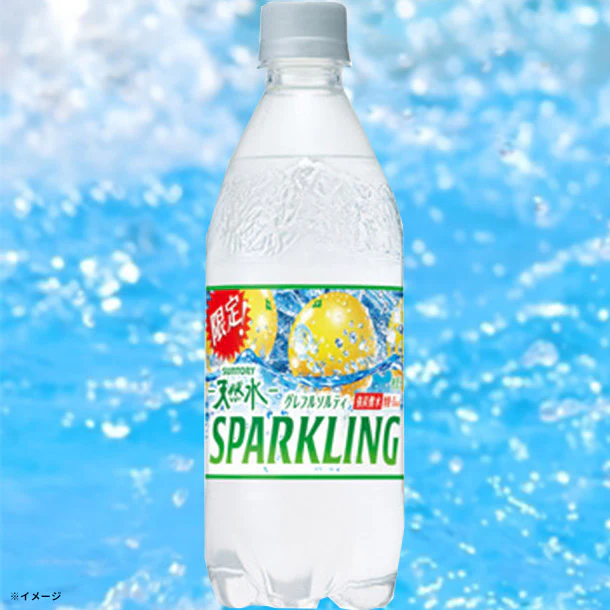 サントリー「天然水スパークリング グレフルソルティ」500ml