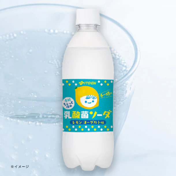 「チー坊の乳酸菌ソーダちょっと強め レモンヨーグルト味」500ml