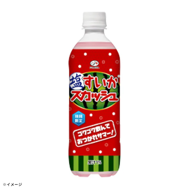 不二家「塩すいかスカッシュ」500ml