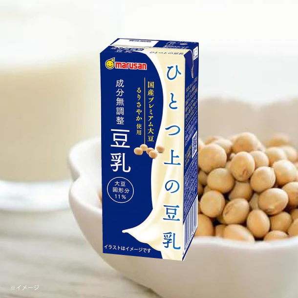 マルサンアイ「ひとつ上の豆乳 成分無調整豆乳」200ml