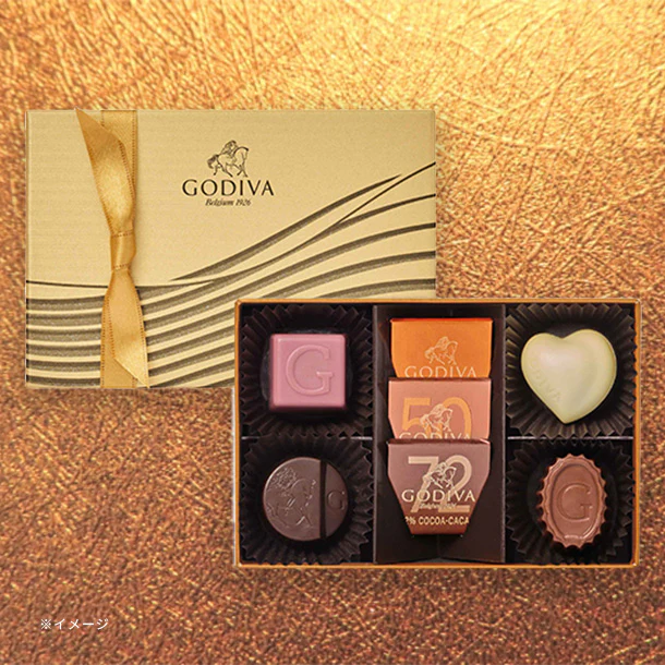 GODIVA「ハート オブ ゴールド コレクション」7粒入