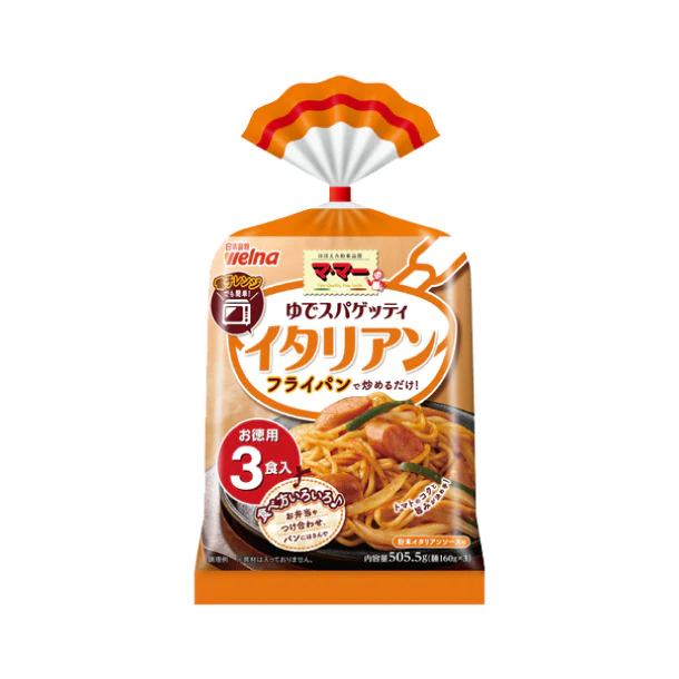 マ・マー「ゆでスパゲッティ イタリアン(3食入)」 - Image 2