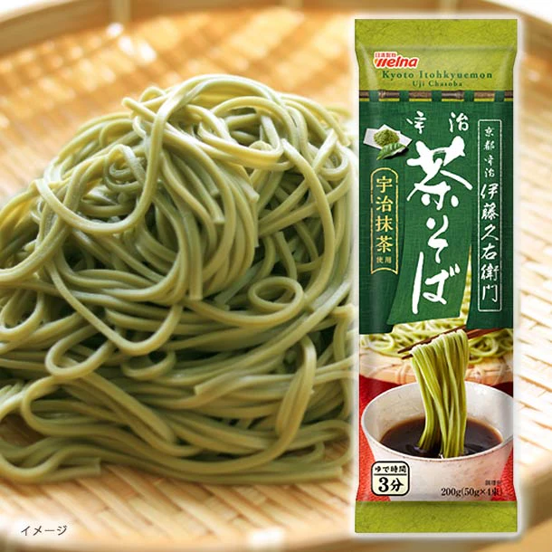 日清製粉ウェルナ「伊藤久右衛門 宇治 茶そば」200g
