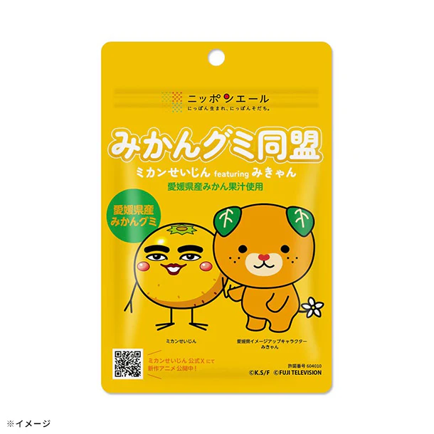 ニッポンエール「みかんグミ同盟」40g