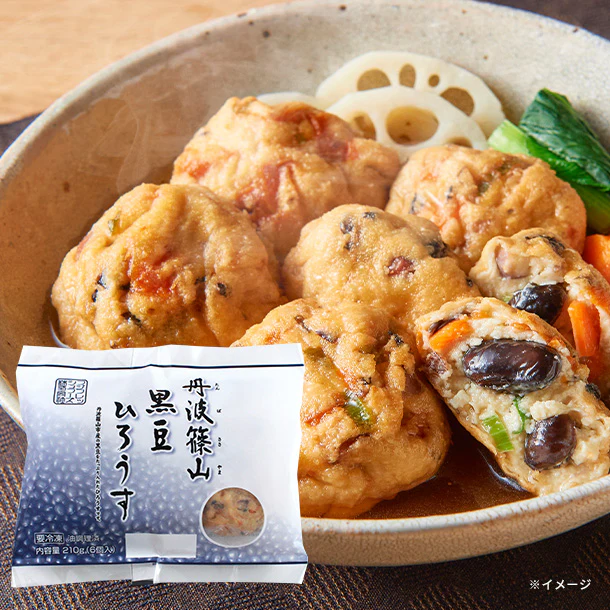 フジフレッシュフーズ「丹波篠山黒豆ひろうす」210g