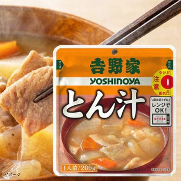 吉野家「常温保存タイプ とん汁」200g