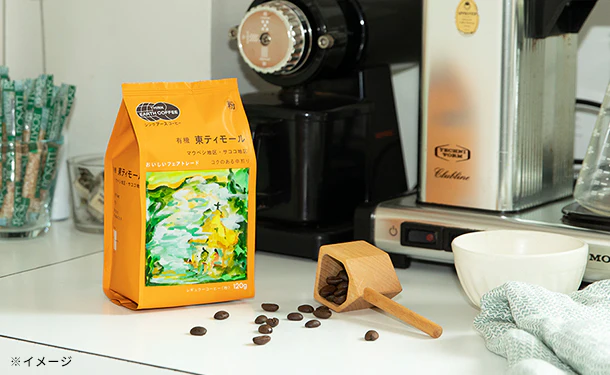 THINK EARTH COFFEE「有機東ティモール 粉」120g
