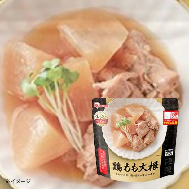 アイリスフーズ「レンジアップ鶏もも大根」180g