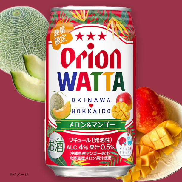 オリオンビール「WATTA メロン&マンゴー」350ml