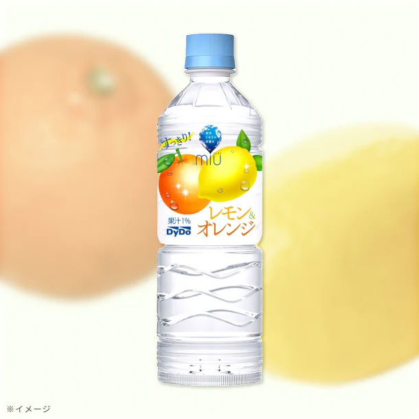 DyDo「ミウ レモン&オレンジ」550ml