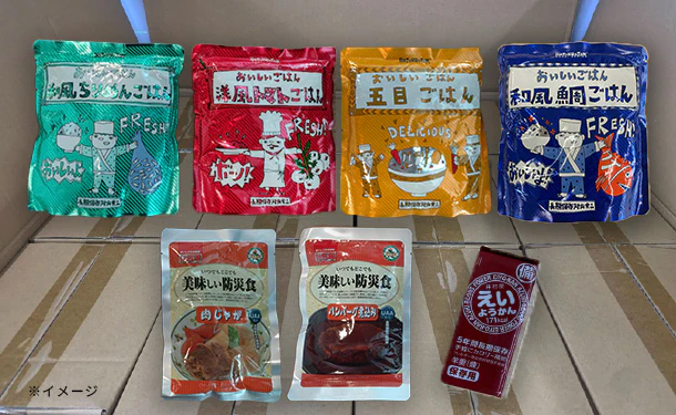 「災害用非常食セットC」3種入×36セット