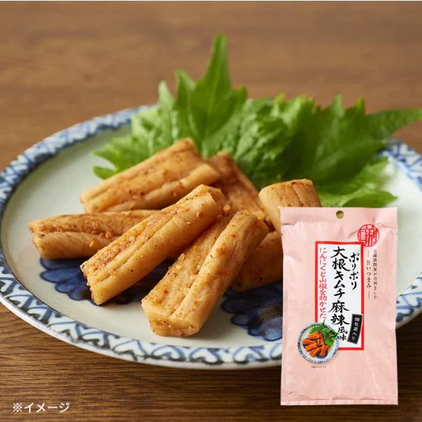 「ポリポリ大根キムチ麻辣風味（個包装入り）」42g