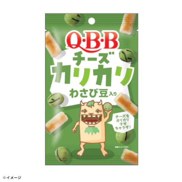 QBB「チーズカリカリ わさび豆入り」30g
