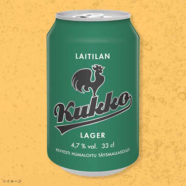 ライティラン「Kukkoビール ラガー」330ml