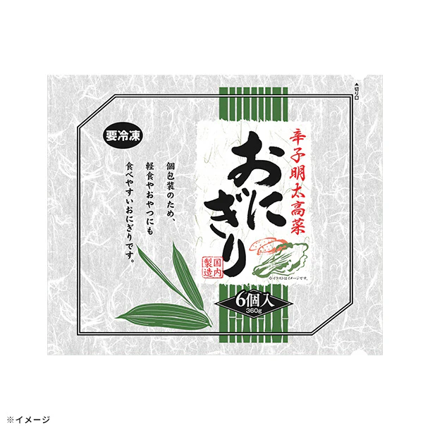 「辛子明太高菜おにぎり」6個入×24パック - Image 2