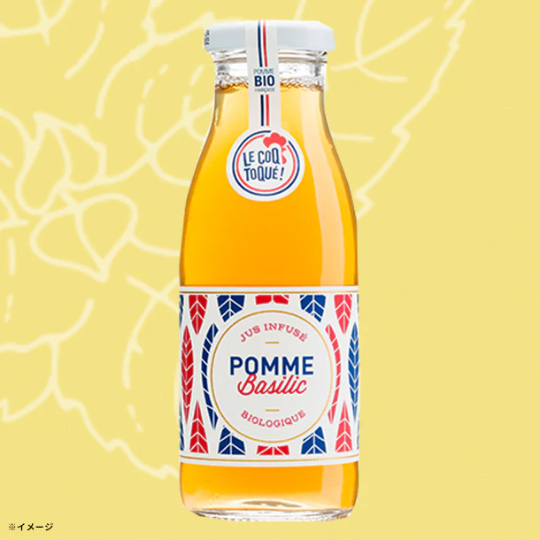 ル・コック・トケ「オーガニック アップル&バジル ジュース mini」250ml