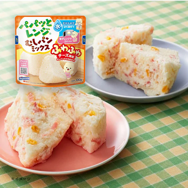 はごろもフーズ「パパッとレンジむしパン ふわふわチーズ風味」100g