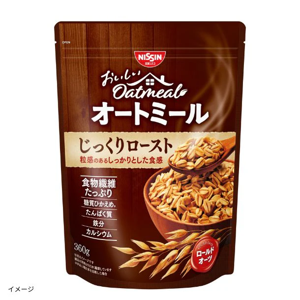 日清シスコ「おいしいオートミール じっくりロースト」360g