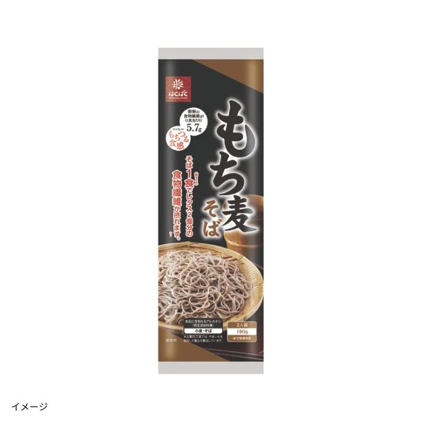 はくばく「もち麦そば」180g